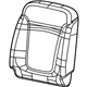 Mopar 6GB35DX9AB Cover Front Seat Back