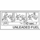 Mopar 68201870AA Label Fuel Mopar 68201870AA Label Fuel