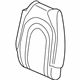 Mopar 6ED06PQQAA Cover Rear Quad Seat Back