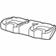 Mopar 6ST39CV5AA Cover Rear Seat Cushion