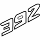 Mopar 6DA69XXXAA Decal Fender 392