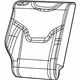 Mopar 6RU04DX9AA Cover Rear Seat Back 2ND Row Right
