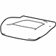 Mopar 6GA99LR5AB Cover Front Seat Cushion Mopar 6GA99LR5AB Cover Front Seat Cushion