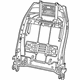 Mopar 68357353AA Frame Front Seat Back