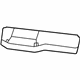 Mopar 5NA86LU7AB Cover Rear Seat Cushion Right