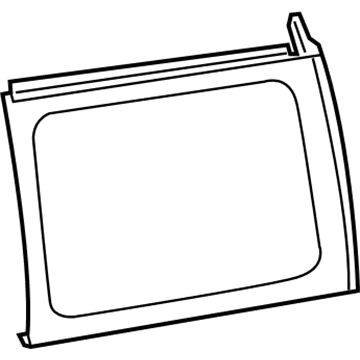 Mopar 5VN21SX9AG Side Glass, Rear Driver Side
