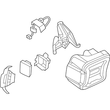 2024 Jeep Wrangler Back Up Light - 68544533AD