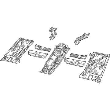 Jeep Compass Floor Pan - 68444273AE