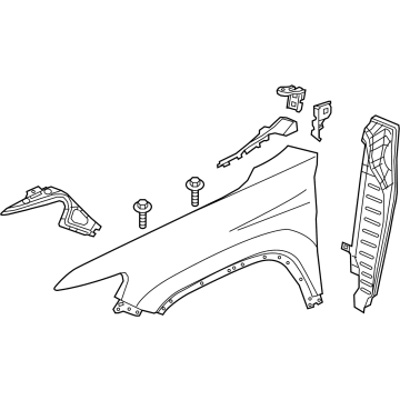 Mopar 68292514AC Fender, Front Passenger Side