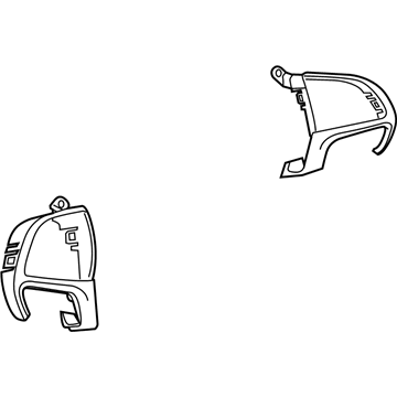 Mopar 5RB83NCCAA Switch Bezel, Driver Side