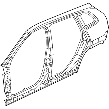 Mopar 68327092AA Uniside Panel, Outer Passenger Side