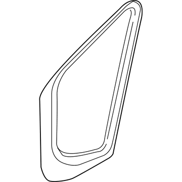 Mopar 1YA69LA6AA Window Trim, Front Driver Side
