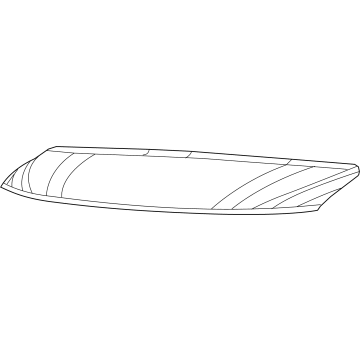 Mopar 68185639AC Hood, Front