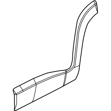 Mopar 5VX87LXHAA Body Side Molding, Rear Driver Side