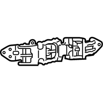 Mopar 68195669AC Lower Hinge, Rear Driver Side