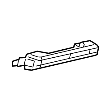 Mopar 6ZA09RUAAA Handle, Outside 6ZA09RUAAA Mopar Handle, Outside Illustration 1 of 1