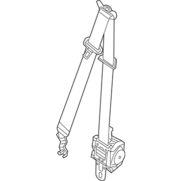 Mopar 7ZL801X9AA Belt Assembly - Front Outer