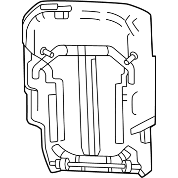 Mopar 7HZ12VA6AF Cover - Rear Seat Back