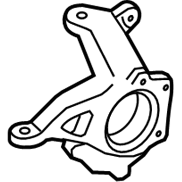 Mopar 68463621AA Knuckle, Front Driver Side