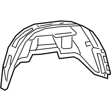Mopar 68275911AB Splash Shield, Rear Center Driver Side