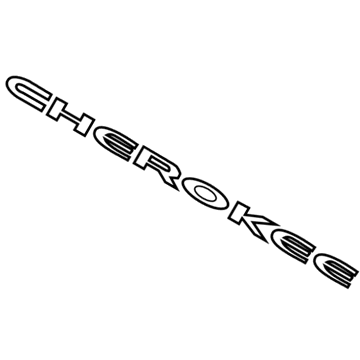 Jeep Cherokee Emblem - 68633334AA