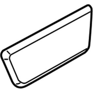 Mopar 1ZT58JXWAB Body Side Molding, Front Passenger Side