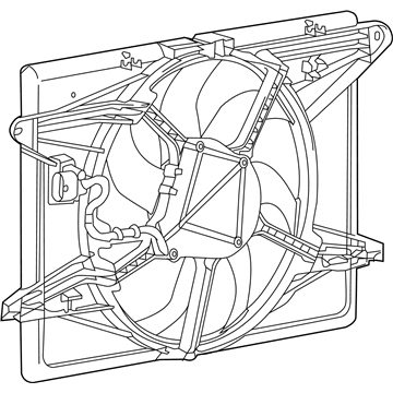 Chrysler Pacifica Radiator fan - 68457956AC