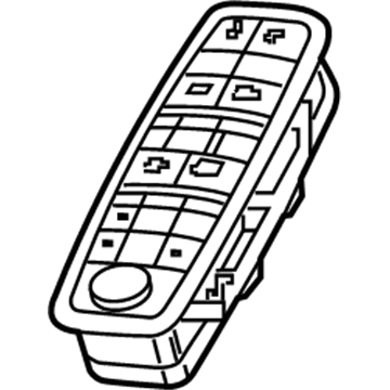 Chrysler Pacifica Power Window Switch - 68612184AB