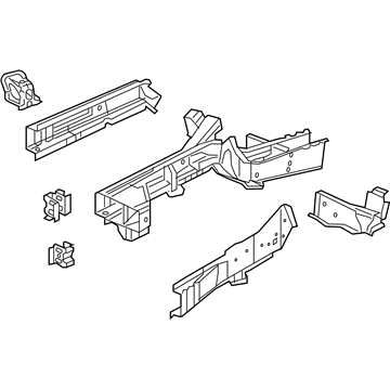 Mopar 68421033AA Rail Assembly, Front Driver Side