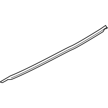 Mopar 68256324AA Belt Molding, Front Outer Driver Side