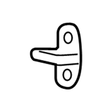 Mopar 68232446AC Striker, Rear Lower Passenger Side Mopar 68232446AC Striker, Rear Lower Passenger Side