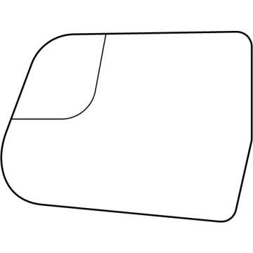 Mopar 68551397AB Glass - Mirror Replacement