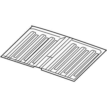 Mopar 6LH66TX7AB Headliner, Rear Mopar 6LH66TX7AB Headliner, Rear