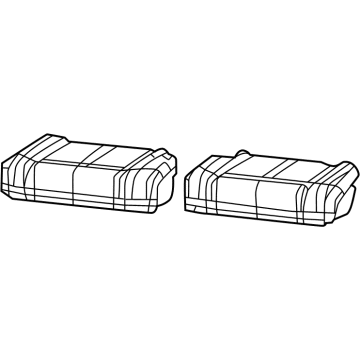 Mopar 7HZ04WF6AD Cover - Rear Seat Cushion