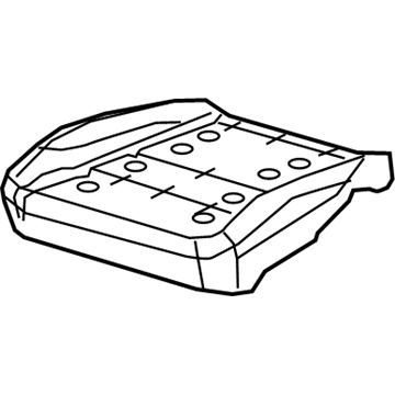 Mopar 68299839AB Seat Cushion Pad, Front Driver Side