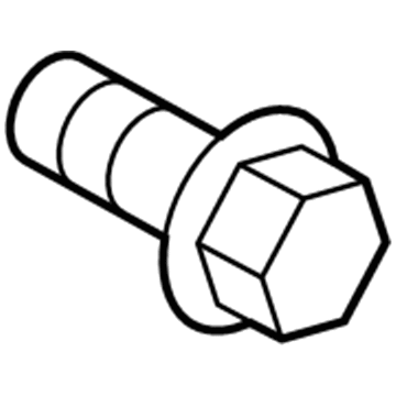 Mopar 6106115AA Bolt Hexagon Flange Head M6X1.00X16.00