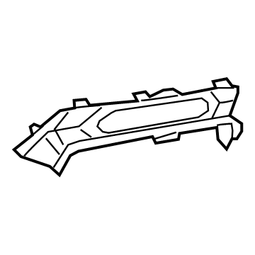 Mopar 6CB75TX7AB Center Bezel Mopar 6CB75TX7AB Center Bezel