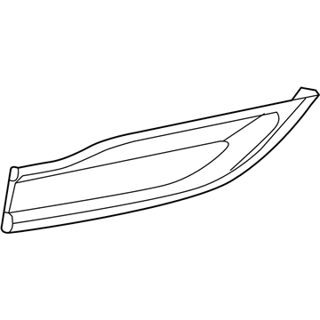 Mopar 68219800AC Bezel, Rear Inner Passenger Side