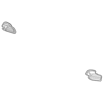 Mopar 6EC051X9AB Side Outlet, Outer Driver Side