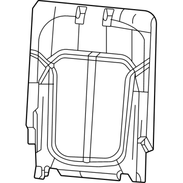 Mopar 7JD67WF6AC Cover - Rear Seat Back Mopar 7JD67WF6AC Cover - Rear Seat Back