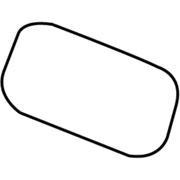 Mopar 5MG24KXJAA Fuel Door, Diamond Black, Rear