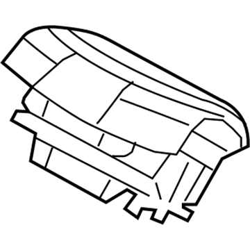 Mopar 6DZ70DX9AG Driver Inflator Module, Black, Driver Side