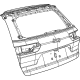 Mopar 68458295AH Liftgate Mopar 68458295AH Liftgate