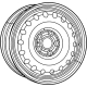 Mopar 4755313AB Wheel - Steel Mopar 4755313AB Wheel - Steel