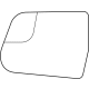 Mopar 68551397AB Glass - Mirror Replacement