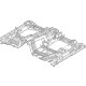Mopar 68409813AH Pan - Front Floor