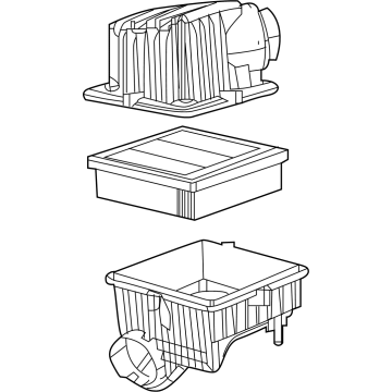 Jeep 68403697AA Air Cleaner Assembly