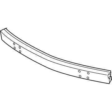 Mopar 68100209AE Impact Bar, Front