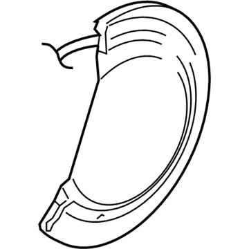 Dodge Brake Dust Shield - 68232019AA