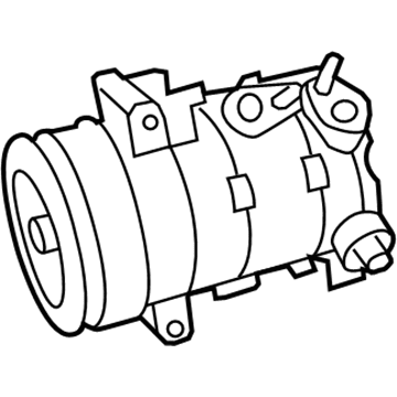 Chrysler 200 A/C Compressor - 68084913AE